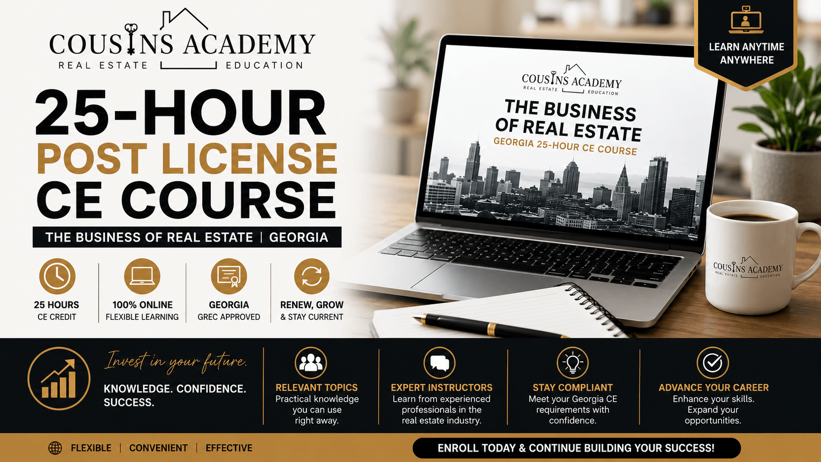 25-HOUR SALESPERSON POST-LICENSE COURSE - THE BUSINESS OF REAL ESTATE (78877)